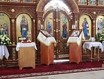 Освящение Троицкого храма Сезеновской обители 
