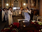 Отпевание и погребение настоятельницы Знаменского женского монастыря игумении Антонии  (Поликаровой)
