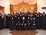 В Знаменском монастыре г. Ельца прошло собрание женского монашества