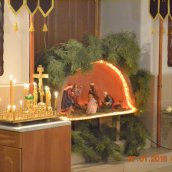 Праздничное богослужение в обители в день Рождества Христова