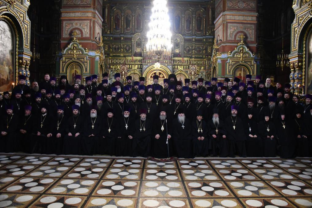 В Вознесенском соборе г. Ельца началось ежегодное собрание духовенства и мирян Елецкой епархии. 