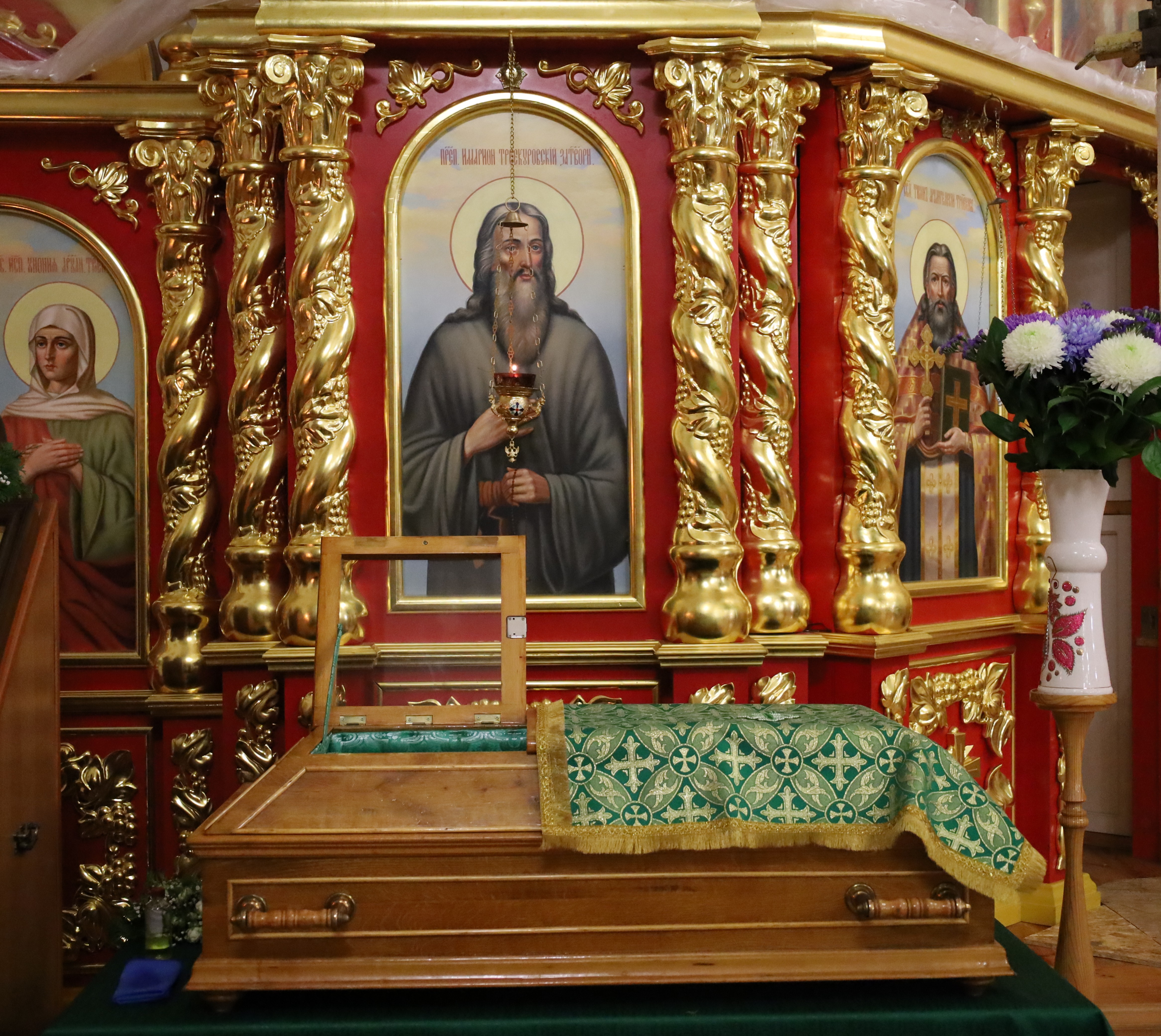 Игумения Феофания посетила Троекуровский монастырь в день памяти прп. Илариона Троекуровского