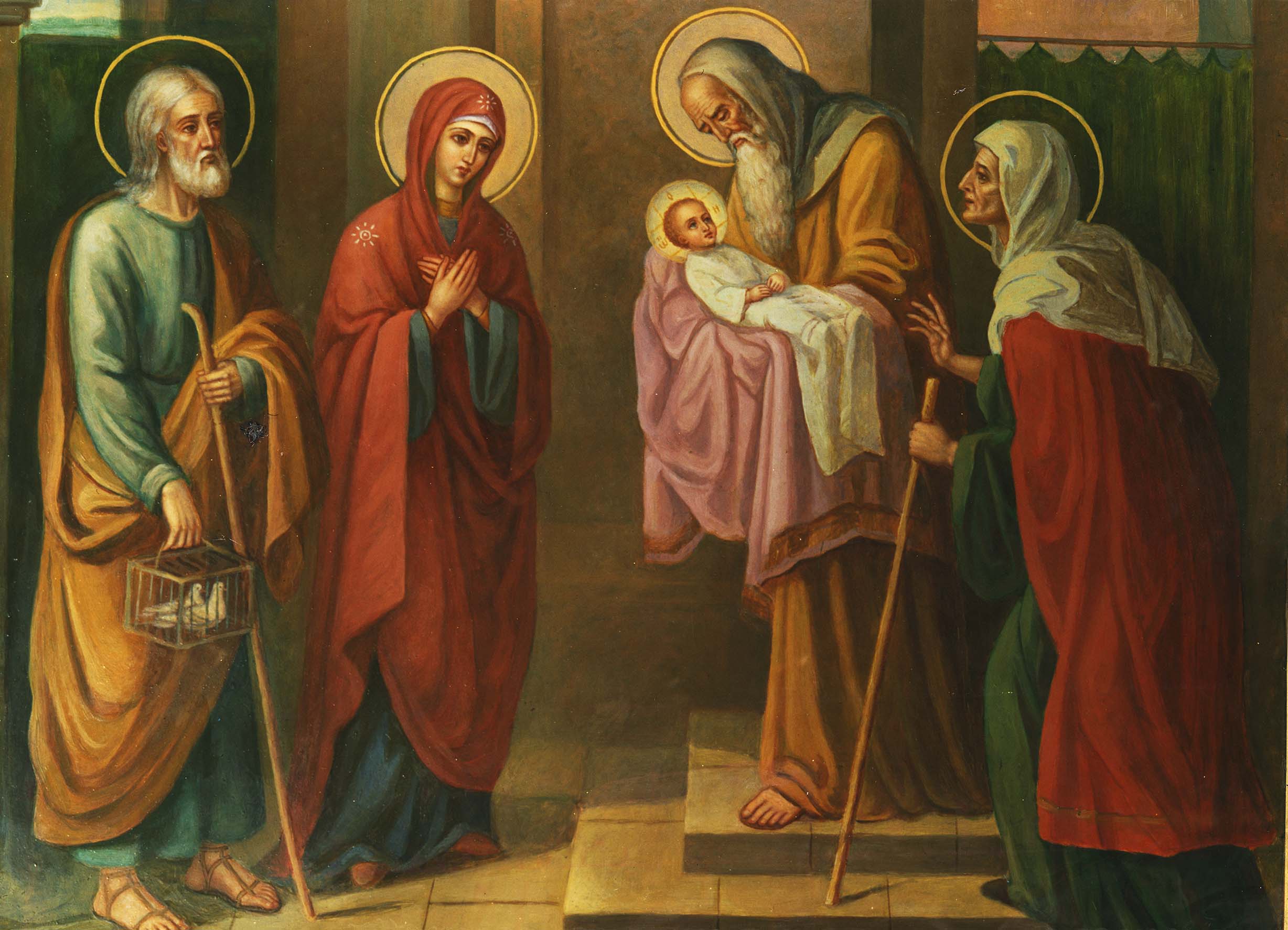 15 февраля. Сретение Господа и Бога нашего Иисуса Христа.