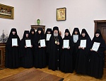В Елецкой епархии состоялась церемония вручения свидетельств о прохождении богословских курсов для монашествующих