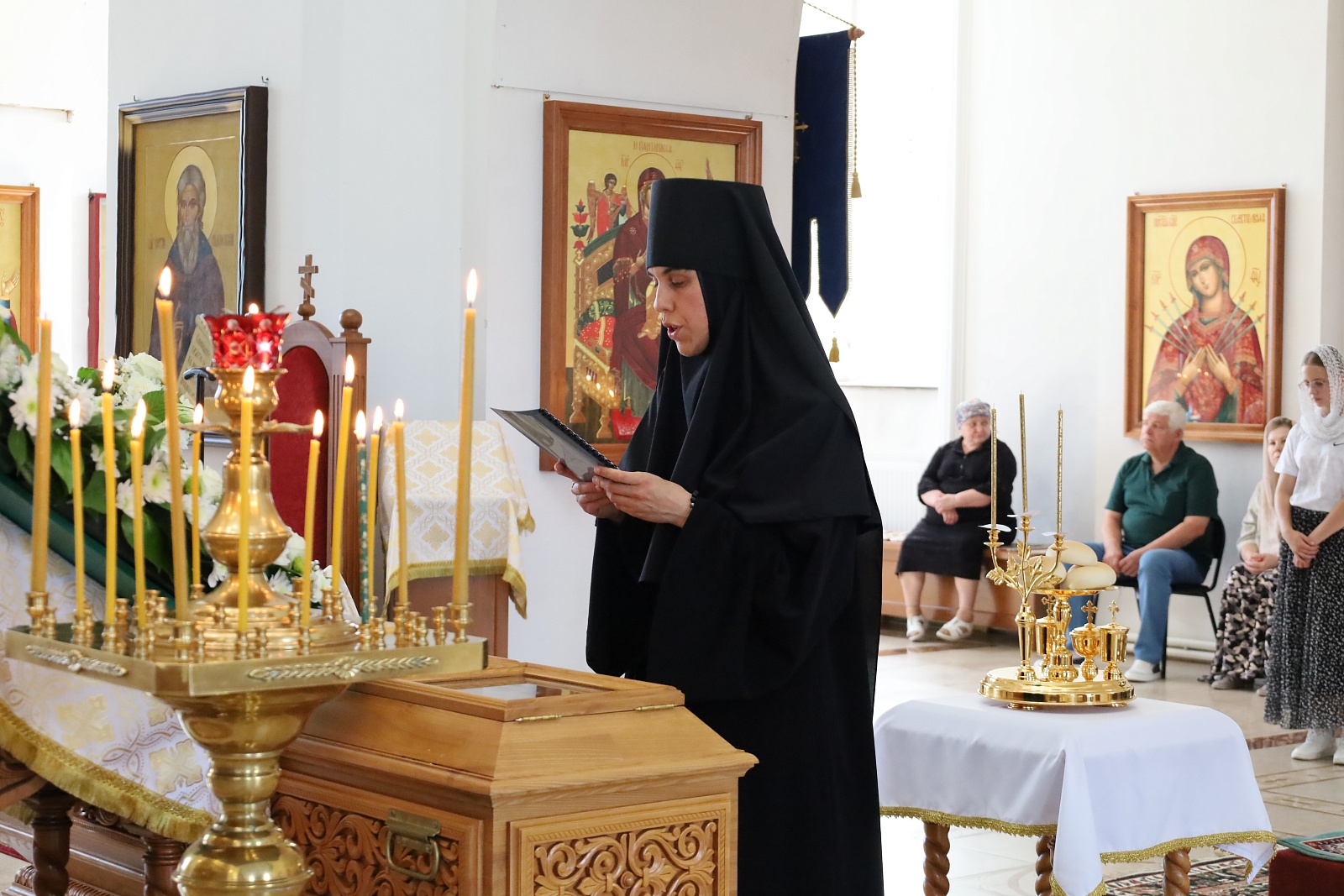 Всенощное бдение в канун праздника Рождества Пророка Иоанна Предтечи и памяти прп. Иоанна Сезеновского — фото 4