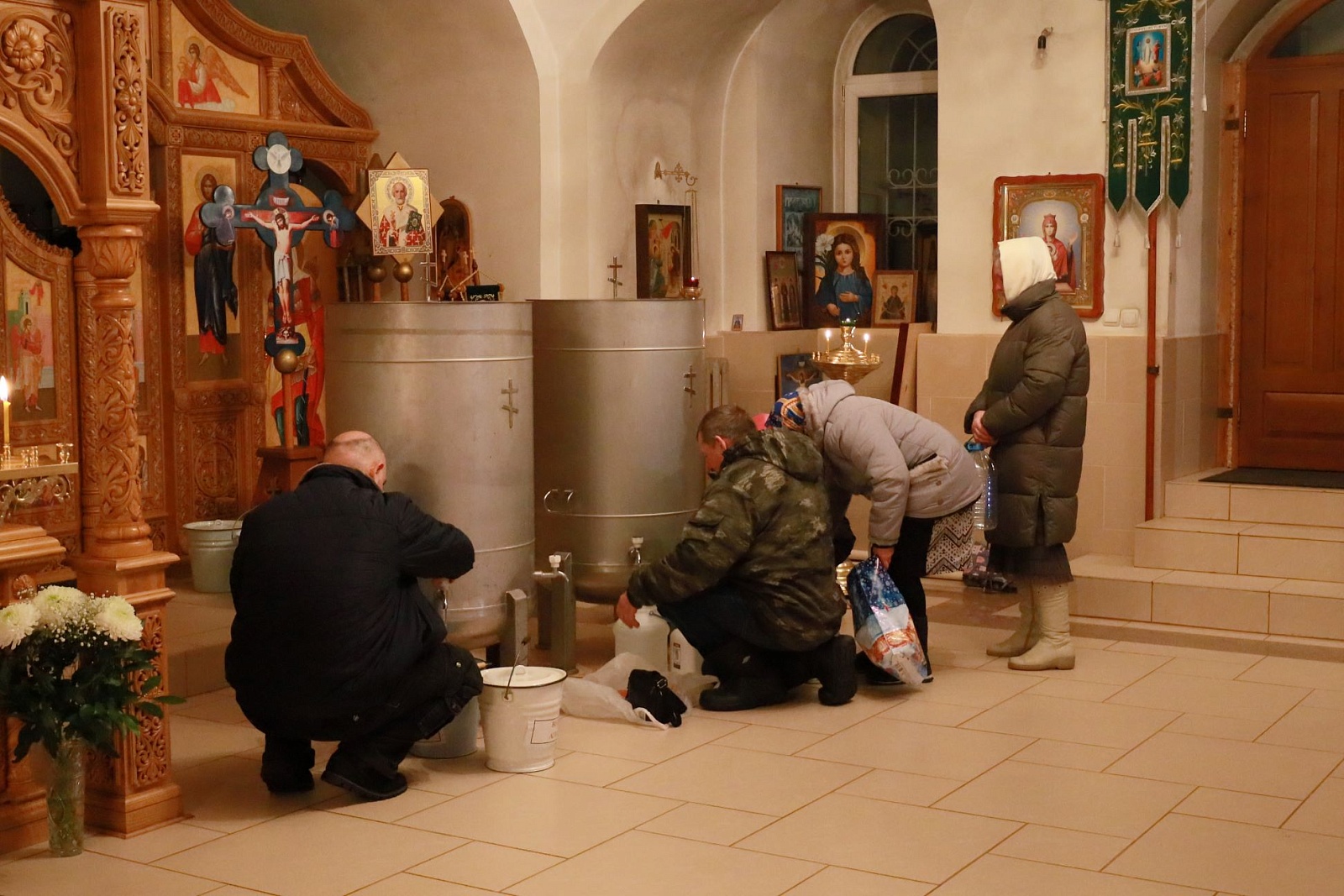 Праздник Крещения Господня в Сезеновской обители — фото 33